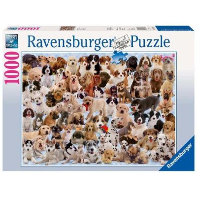 Ravensburger Puzzle 2D 1000 elementów: Psy 15633