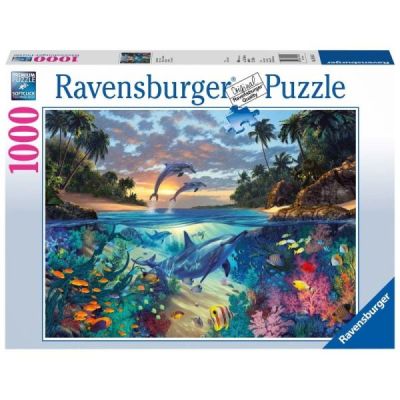 Ravensburger Puzzle 2D 1000 elementów: Koralowa zatoka 19145