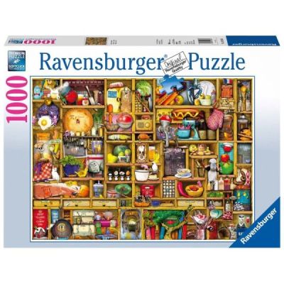 Ravensburger Puzzle 2D 1000 elementów: Regał w kuchni 19298