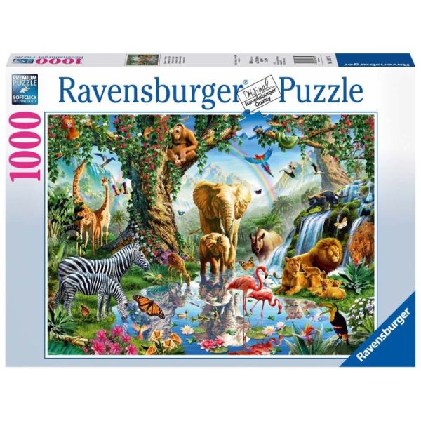 Ravensburger Puzzle 2D 1000 elementów: Przygoda w dżungli 19837