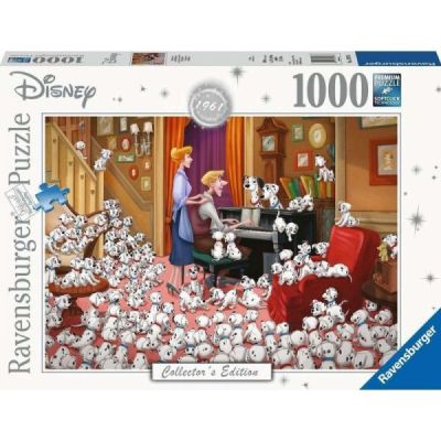Ravensburger Puzzle 2D 1000 elementów: Walt Disney. 101 Dalmatyńczyków 13973