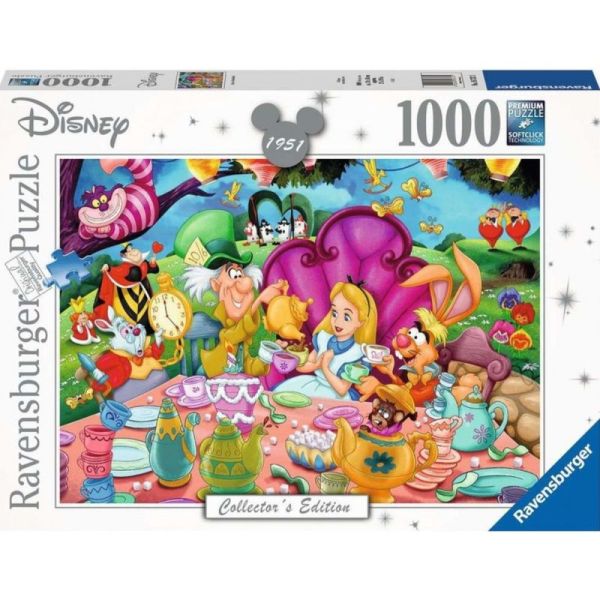 Ravensburger Puzzle 2D 1000 elementów: Walt Disney. Alicja w Krainie Czarów 16737