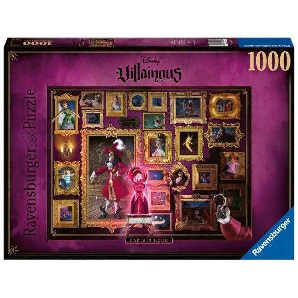 Ravensburger Puzzle 2D 1000 elementów: Villainous. Kapitan Hook 15022