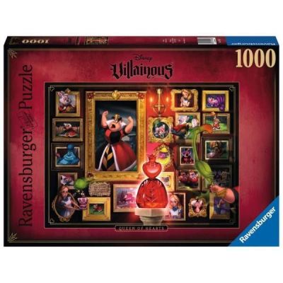 Ravensburger Puzzle 2D 1000 elementów: Villainous. Królowa Kier 15026