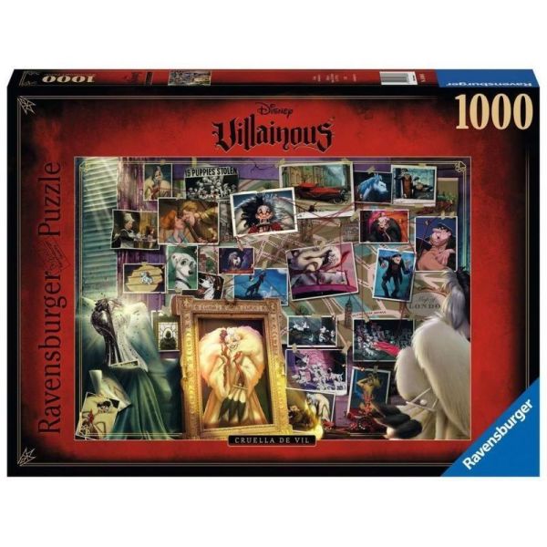 Ravensburger Puzzle 2D 1000 elementów: Villainous. Cruella de Mon 16886