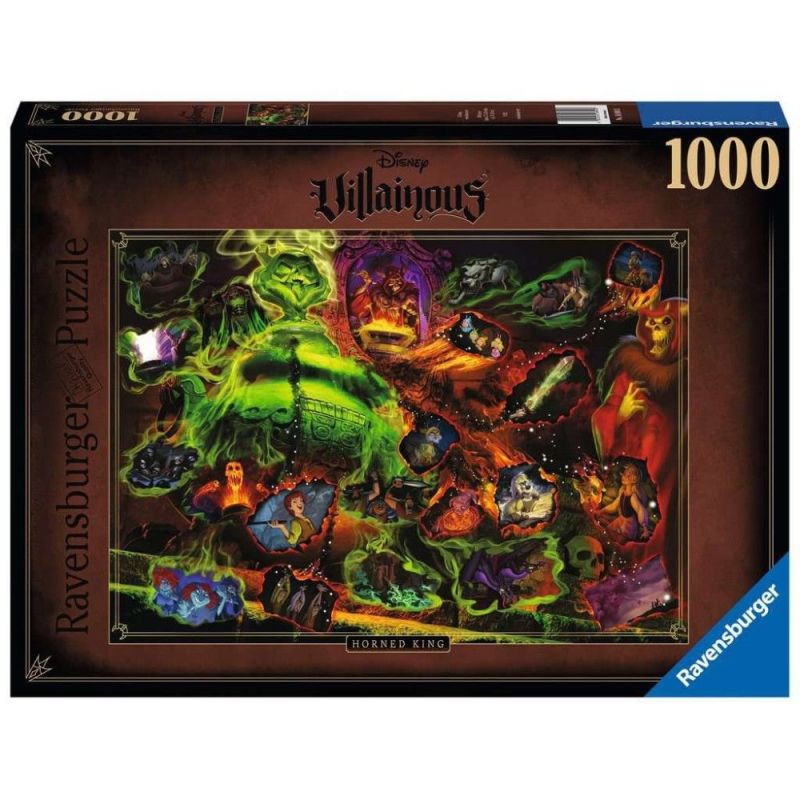 Ravensburger Puzzle 2D 1000 elementów: Villainous. Rogaty Król 16890