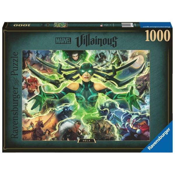 Ravensburger Puzzle 2D 1000 elementów: Villainous. Hela 16903