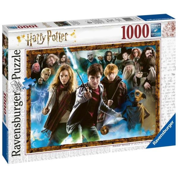 Ravensburger Puzzle 2D 1000 elementów: Harry Potter - znajomi z Hogwartu 15171