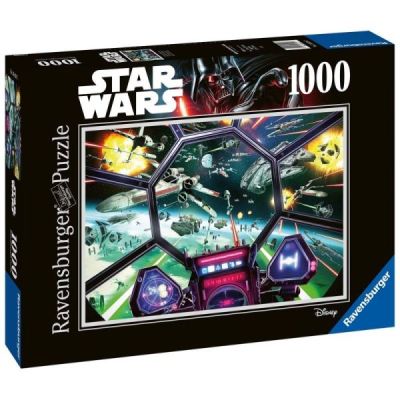 Ravensburger Puzzle 2D 1000 elementów: Star Wars:TIE Fighter Cockpit 16920