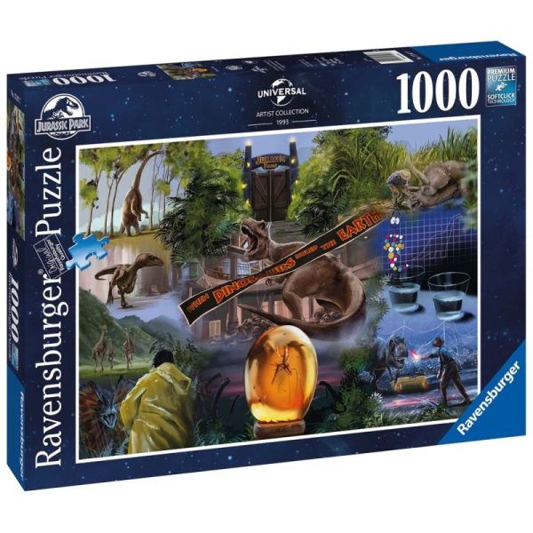 Ravensburger Puzzle 2D 1000 elementów: Jurassic Park  17147