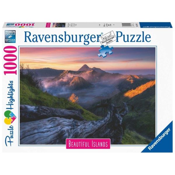 Ravensburger Puzzle 2D 1000 elementów: Wulkan Bromo 16911