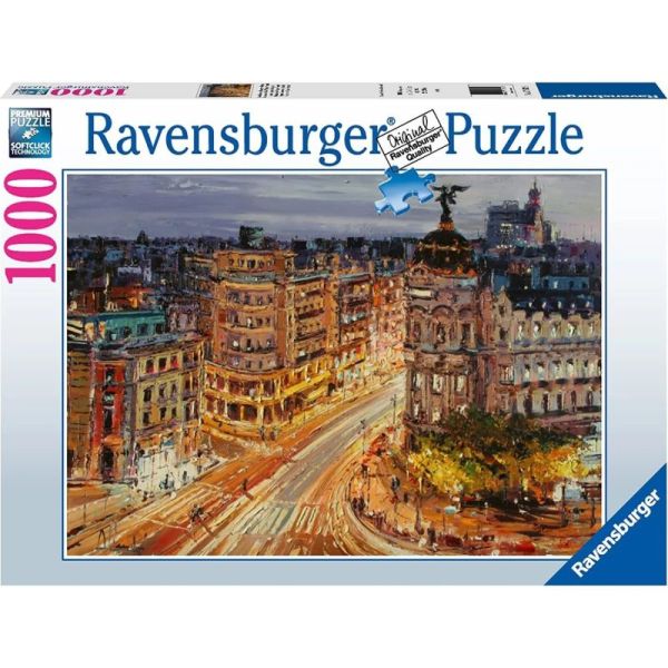 Ravensburger Puzzle 2D 1000 elementów: Madryt 17325