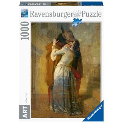 Ravensburger Puzzle dla dorosłych 2D: 1000 elementów ART Collection - Pocałunek 15405
