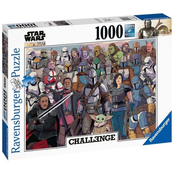 Ravensburger Puzzle 2D 1000 elementów: Star Wars Baby Yoda  16770