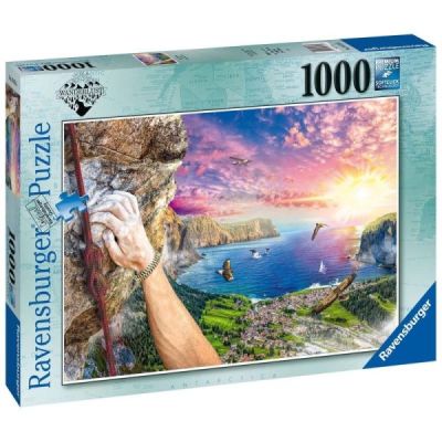 Ravensburger Puzzle 2D 1000 elementów: Wpinaczka górska 16573