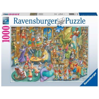 Ravensburger Puzzle 2D 1000 elementów: Północ w bibilotece   16455