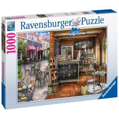 Ravensburger Puzzle 2D 1000 elementów: Urocza Kawiarnia 16805