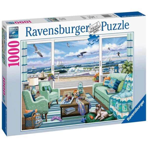 Ravensburger Puzzle 2D 1000 elementów: Wyjście na plażę 16817