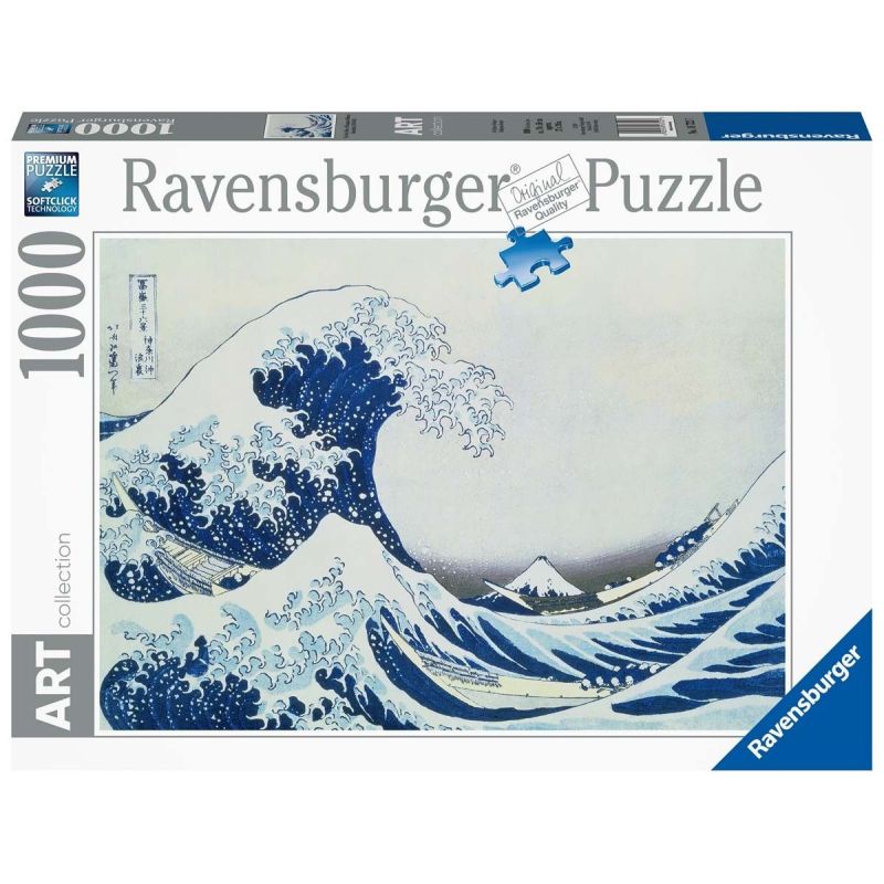 Ravensburger Puzzle 2D 1000 elementów: Wielka fala w Kaganawie 16722