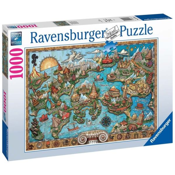 Ravensburger Puzzle 2D 1000 elementów: Atlantyda  16728