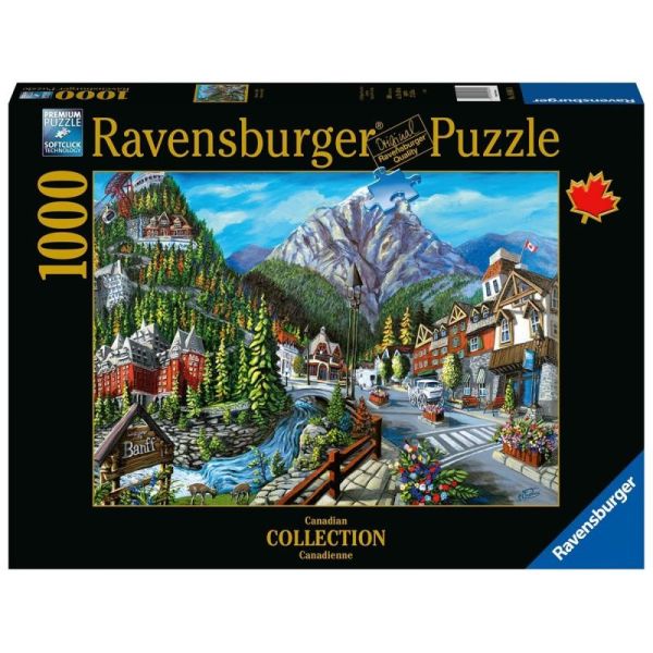 Ravensburger Puzzle 2D 1000 elementów: Witamy w Banff  16481