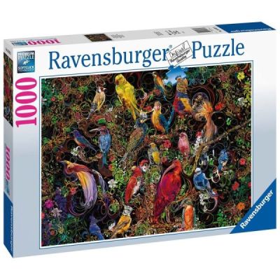 Ravensburger Puzzle 2D 1000 elementów: Sztuka ptaków 16832