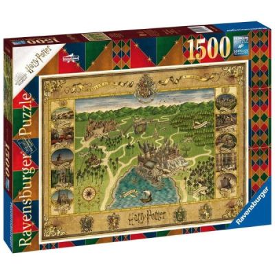 Ravensburger Puzzle 2D 1500 elementów: Mapa Hogwartu 16599