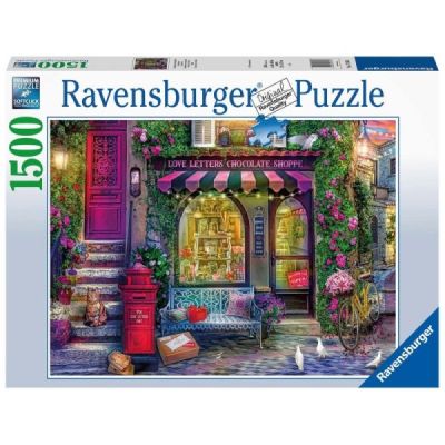 Ravensburger Puzzle 2D 1500 elementów: Sklep z czekoladą 17136