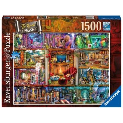 Ravensburger Puzzle 2D 1500 elementów: Bogata bilblioteka 17158