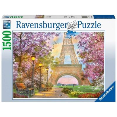Ravensburger Puzzle 2D 1500 elementów: Paryski romans 16000