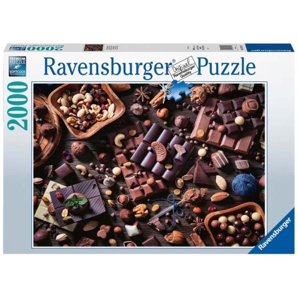 Ravensburger Puzzle 2D 2000 elementów: Czekoladowy Raj 16715