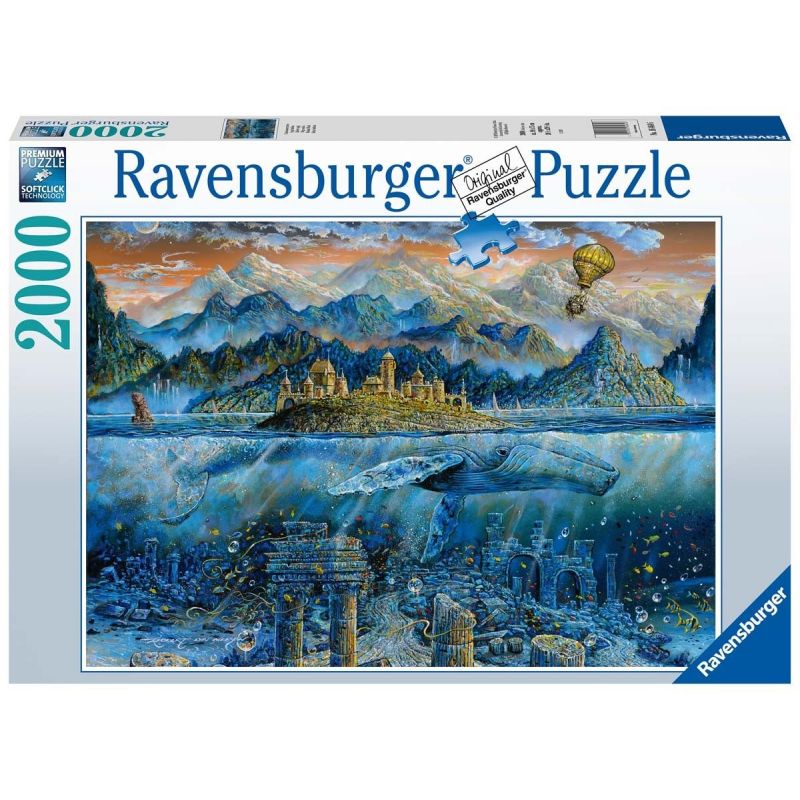 Ravensburger Puzzle 2D 2000 elementów: Wieloryb mądrości 16464