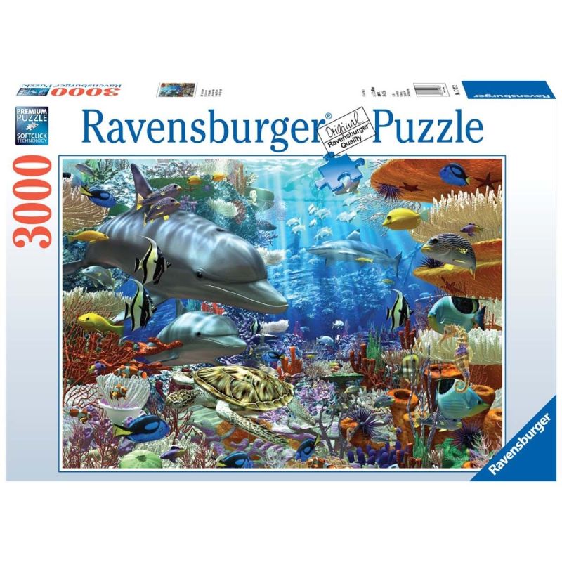 Ravensburger Puzzle 2D 3000 elementów: Podwodne życie 17027
