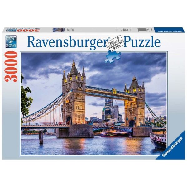 Ravensburger Puzzle 2D 3000 elementów: Londyn, wspaniałe miasto 16017