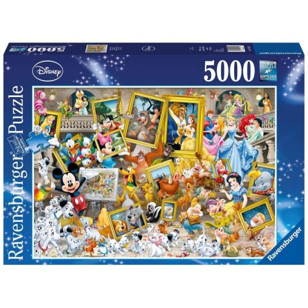 Ravensburger Puzzle 2D 5000 elementów: Postacie Disney 17432
