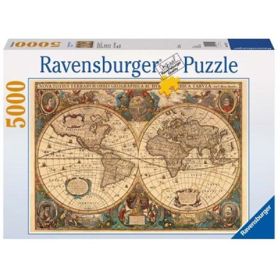 Ravensburger Puzzle 2D 5000 elementów: Dawna mapa świata 17411