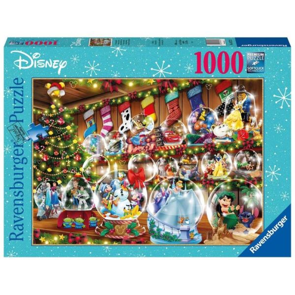 Ravensburger Puzzle 2D  1000 elementów Disney - Boże Narodzenie 16772