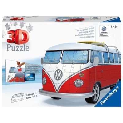 Ravensburger Puzzle 3D Pojazdy: Volkswagen T1 162 elementy 12516