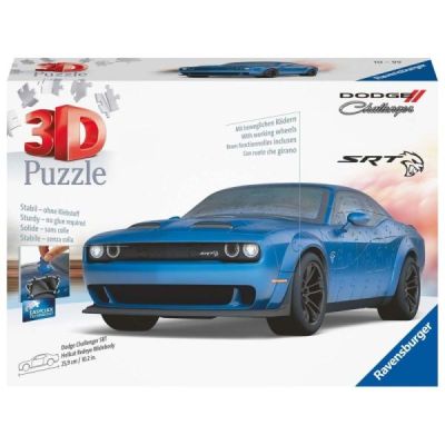 Ravensburger Puzzle 3D Pojazdy: Dodge Chall. Hellcat Wideb 108 elementów 11283