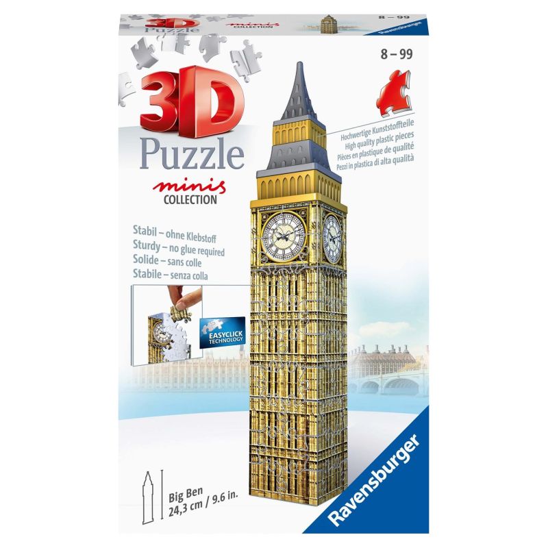 Ravensburger Puzzle 3D Mini budynki: Big Ben 54 elementy 11246