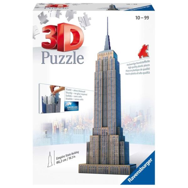 Ravensburger Puzzle 3D Budynki: Empire State Building 216 elementów 12553