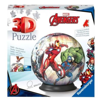 Ravensburger Puzzle 3D Kula: Marvel Avengers 72 elementy  11496