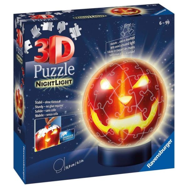 Ravensburger Puzzle 3D Dynia świecąca w ciemności 72 elementy 11253