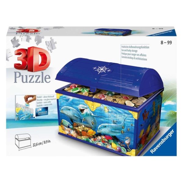 Ravensburger Puzzle 3D Podwodna szkatułka 216 elementów 11174