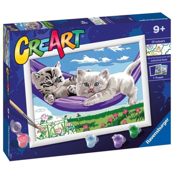 CreArt dla dzieci (seria D): Kocięta w hamaku 20214