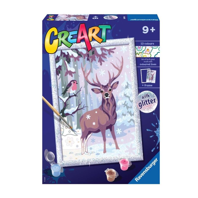CreArt dla dzieci (seria D z brokatem): Zimowi przyjaciele 20078