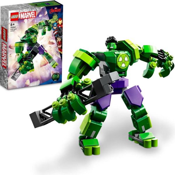 LEGO Marvel Mechaniczna Zbroja Hulka Klocki Zestaw 76241