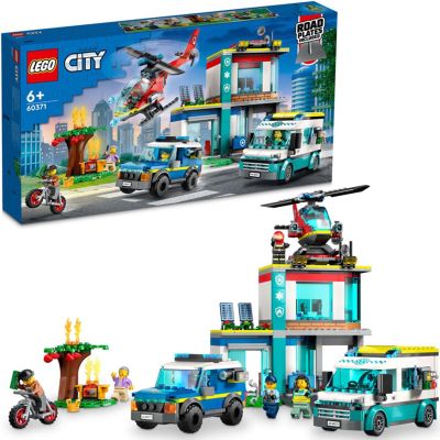 LEGO City Parking dla Pojazdów Uprzywilejowanych Klocki Zestaw 60371