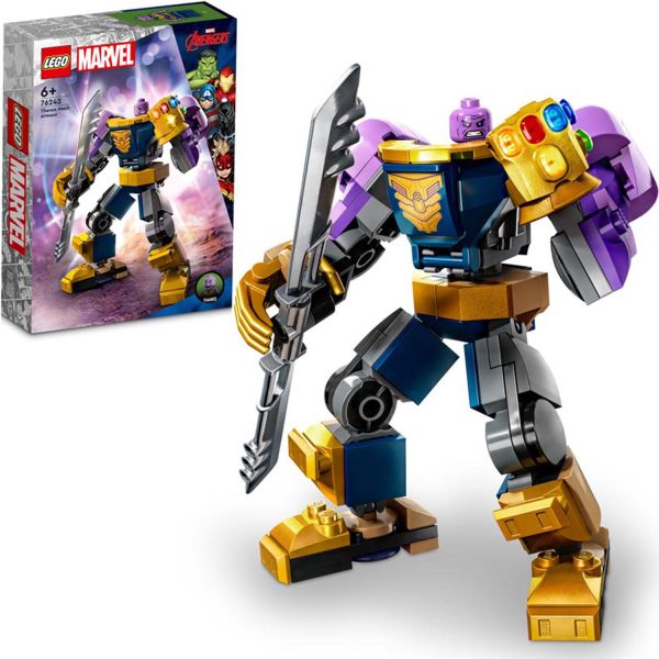 LEGO Marvel Mechaniczna Zbroja Thanosa Klocki Zestaw 76242