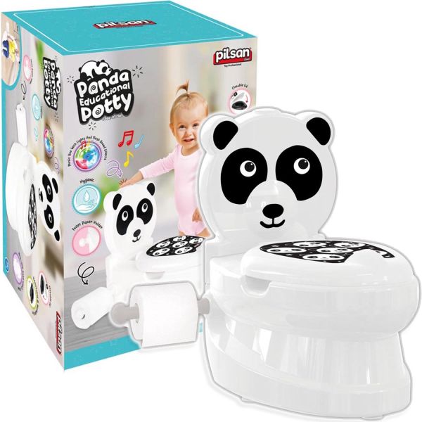 Pilsan Interaktywny Nocnik Toaleta Panda z Klapą 07561